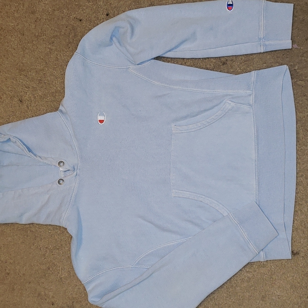 Baby Blue Small Champion Hoodie